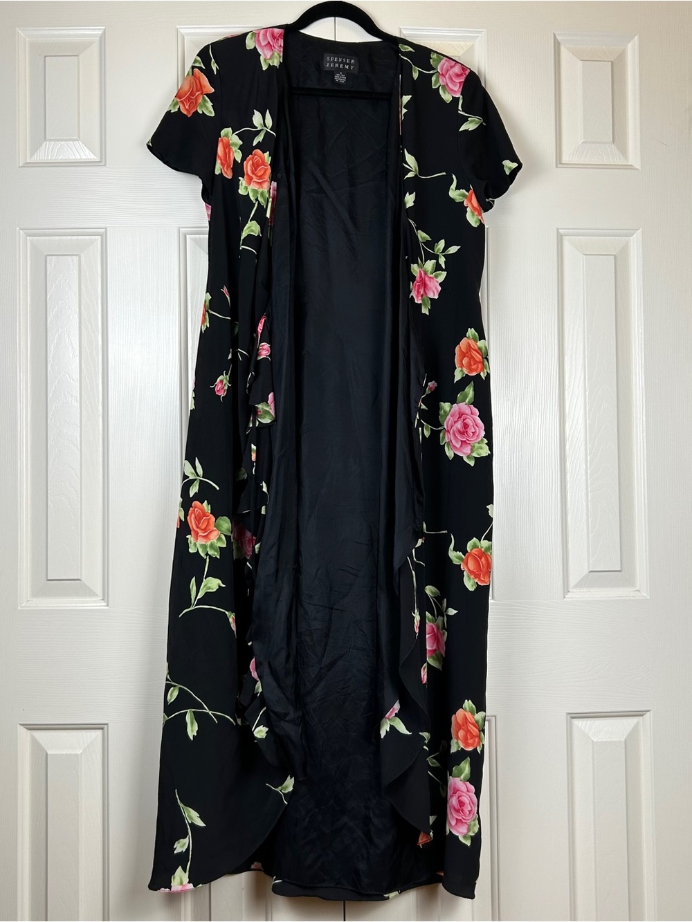 Vintage Spenser Jeremy 100% Silk Wrap Dress - Picture 5 of 15